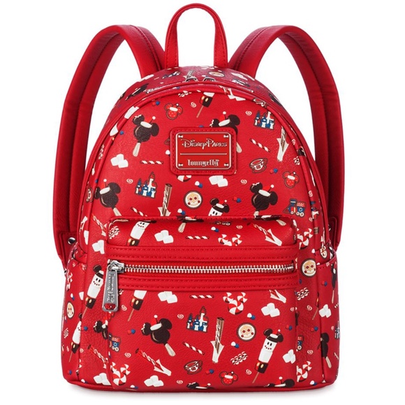 Disney Parks Loungefly Mini Backpack - Mickey And Friends Holiday Treats NWT main image 4
